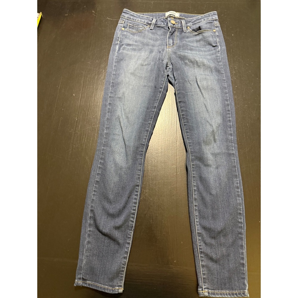 Paige Women Denim Skinny Jeans Medium Wash Size 28 Stretch Casual